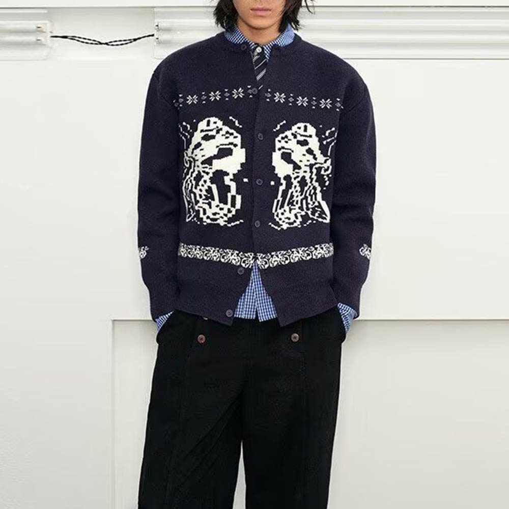 Street Fashion Men 2025 - 가을 신상 남성 Y2K 그래픽 긴팔