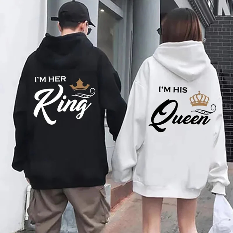 2026커플 긴팔 후드티, 스트릿 스타일 커플룩, 발렌 - Queen Street Fashion 리뷰 및 가격